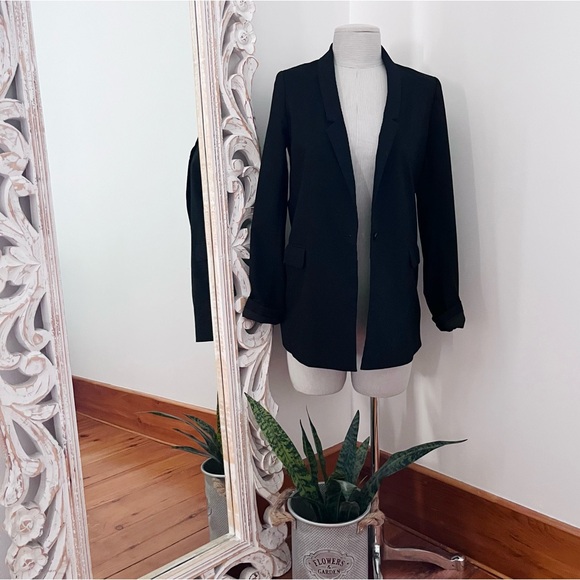 Black Blazer Relaxed Fit - Picture 3 of 5